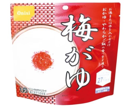 ★ポイント最大16倍★【全国配送可】-アルファ米 単品 梅がゆ 尾西食品 型番 　JAN 4970088140256 aso 69..