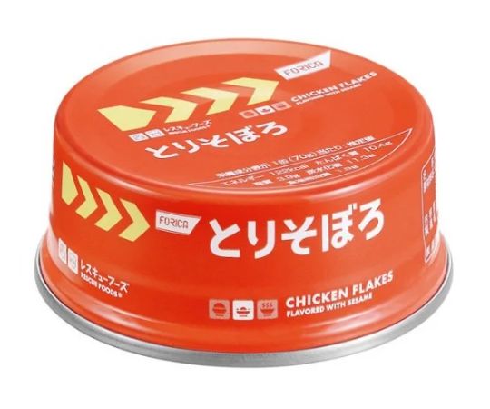 ★ポイント最大16倍★【全国配送可】-レスキューフーズ 単品 とりそぼろ ホリカフーズ 型番 aso 69-3082-13 ●お取寄品　納期約 13営業日-【医療・研究機器】