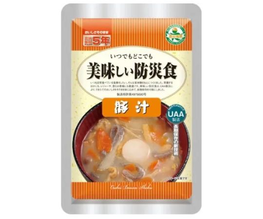 ★ポイント最大16倍★【全国配送可】-美味しい防災食 単品 豚汁 アルファフーズ 型番 aso 69-3082-37 ●お取寄品　納期約 8営業日-【医療・研究機器】
