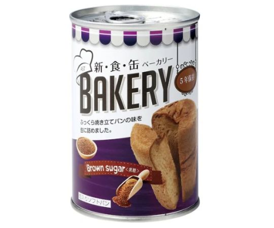 ★ポイント最大16倍★【全国配送可】-新食缶ベーカリー 缶入りソフトパン 単品 黒糖 アスト 型番 　JAN 4..