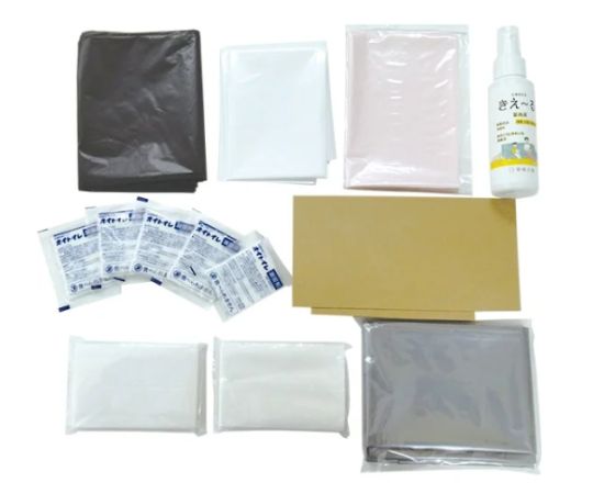 ★ポイント最大16倍★【全国配送可】-消臭スプレー付簡易トイレセット 和弘プラスチック工業 型番 JAN 4571442360459 aso 69-3086-90 ●お取寄品 納期約 8営業日-【医療・研究機器】