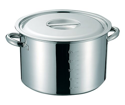 ★ポイント最大16倍★【全国配送可】-SUS316 電磁対応半寸胴鍋 45cm クローバー 型番 10017245 JAN 4997956200454 aso 61-0111-64 ●在庫品 納期約 5営業日-【医療・研究機器】