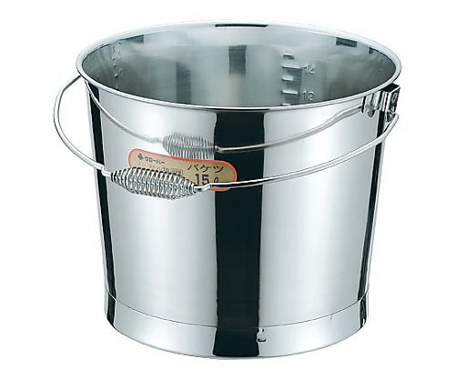 ★ポイント最大16倍★【全国配送可】-18-8 ワイヤーバネ把手バケツ 20L クローバー 型番 10017820 JAN 4997956200201 aso 61-0112-82 ●在庫品 納期約 6営業日-【医療・研究機器】