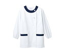 ★ポイント最大16倍★【全国配送可】-調理衣 レディス 長袖 白/紺 住商モンブラン 型番 1-091 3L JAN 4560315363512 aso 61...