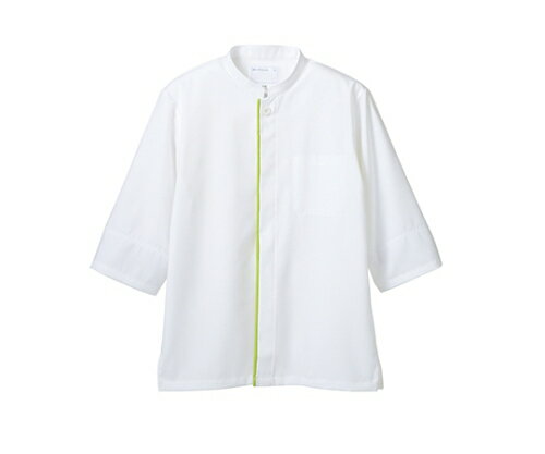 ★ポイント最大16倍★【全国配送可】-調理コート兼用7分袖ネット 白/グリーン 住商モンブラン 型番 6-463 LL JAN 4560315371661 a...