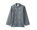 ★7/19-26 P最大27倍★【全国配送可】-コックコート 男女兼用 長袖 黒チェック 住商モンブラン 型番 6-491 3L JAN 4560315371920 aso 61-6090-85 ●在庫品 納期約 5営業日-【医療・研究機器】(4)