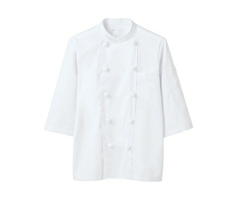 ★ポイント最大16倍★【全国配送可】-コックコート 男女兼用 七分袖 白 住商モンブラン 型番 6-603 5L JAN 4560315372491 aso ...