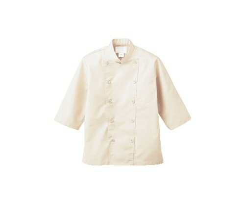 ★ポイント最大16倍★【全国配送可】-コックコート 男女兼用 7分袖 ベージュ 住商モンブラン 型番 6-827 3L JAN 4560315373757 a...