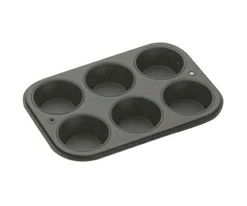 ★ポイント最大16倍★【全国配送可】-Black マドレーヌ型 マフィンパン型 6P No.5068 タイガークラウン ..