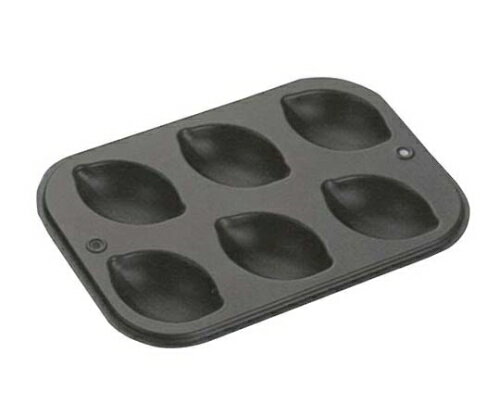 ★ポイント最大16倍★【全国配送可】-Black マドレーヌ型 レモン型 6P No.5072 タイガークラウン 型番 38..