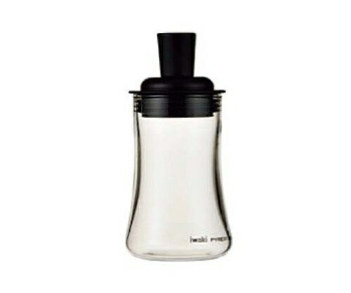 ★ポイント最大16倍★【全国配送可】-耐熱ガラス 蓋付 ふりかけボトル KT5031-BKF AGCテクノグラス・IWAK..