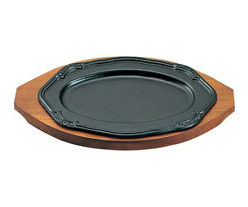 ★ポイント最大16倍★【全国配送可】-アサヒ 鉄 ステーキ皿 A-106-36 梅 アサヒ 型番 6416000 　JAN 4966..