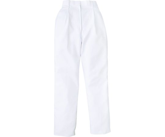 ★ポイント最大16倍★【全国配送可】-レディススラックス　白　5L KAZEN 型番 821-90 5L 　JAN 4562212962157 aso 61-9890-40 ●在庫品 納期約 7営業日-【医療・研究機器】(4)