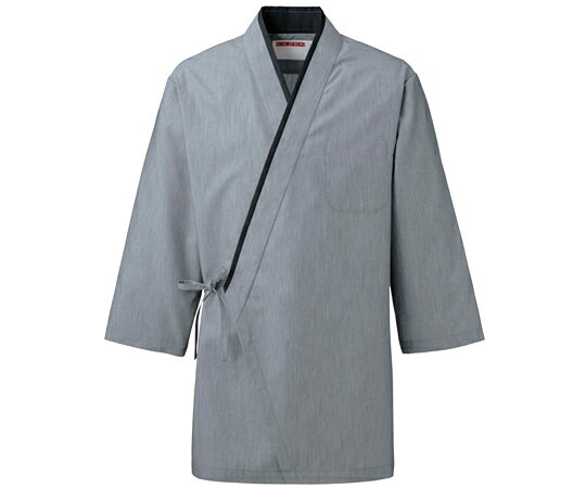 ★ポイント最大16倍★【全国配送可】-ハッピコート グレーx黒 LL KAZEN 型番 APK550-11 LL JAN 4562213058484 aso ...