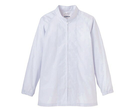 ★ポイント最大16倍★【全国配送可】-男女兼用長袖コート (ホワイト)3L サーヴォ(旧サンペックスイスト) 型番 FA-300 JAN 4582439086...