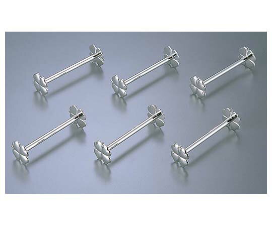 ★ポイント最大16倍★【全国配送可】-クローバーナイフレスト代用ロジウムメッキ KA-100C/6(6pcs) 浅川製作所 型番 JAN 4582117143444 aso 62-6729-72 ●在庫品 納期約 7営業日-【医療・研究機器】