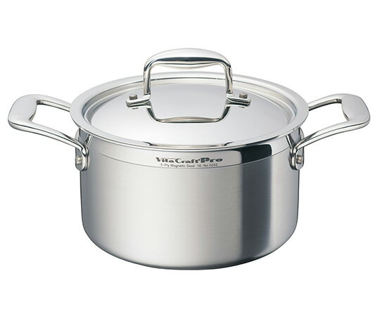 ★ポイント最大16倍★【全国配送可】-プロ 両手鍋 20cm ビタクラフト 型番 0242 JAN 4973673100086 aso 62-9211-16 ●在庫品 納期約 8営業日-【医療・研究機器】