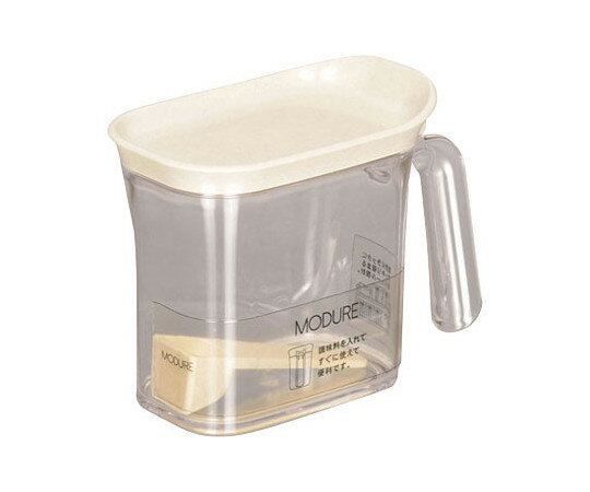 ★ポイント最大16倍★【全国配送可】-モデュールプラス　調味料ストッカー　390mL　ホワイト パール金属 ..