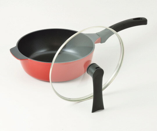 ★ポイント最大16倍★【全国配送可】-ブルーダイヤモンドコートIH対応ガラス蓋付おまかせパンNEO 24cm パール金属 型番 HB-2905 JAN 454...