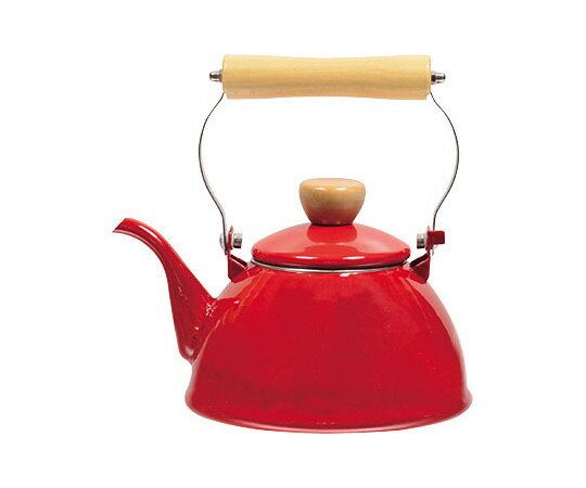 ★ポイント最大16倍★【全国配送可】-フェスカ　ホーロードリップドームケットル　1.4L　レッド パール金..