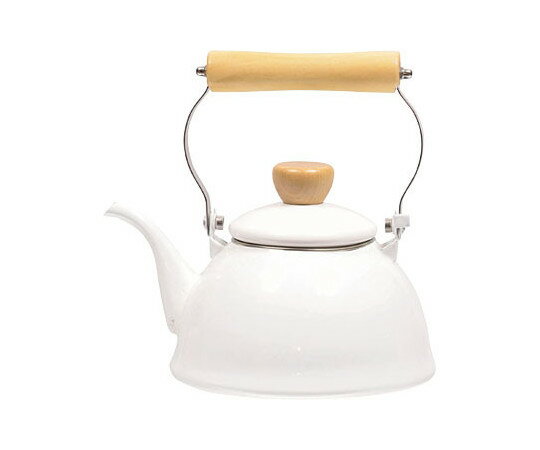 ★ポイント最大16倍★【全国配送可】-フェスカ　ホーロードリップドームケットル　1.4L　ホワイト パール..