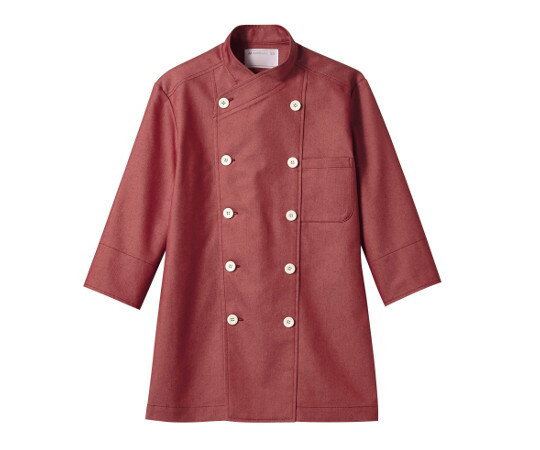 ★ポイント最大16倍★【全国配送可】-コックコート 兼用 7分袖 レッド S 住商モンブラン 型番 6-1103 JAN 4560315344696 aso ...
