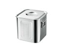 ★ポイント最大16倍★【全国配送可】-AG 18-8目盛付角キッチンポット 30cm(25.0L) 赤川器物製作所 型番 12300 JAN 45601274...
