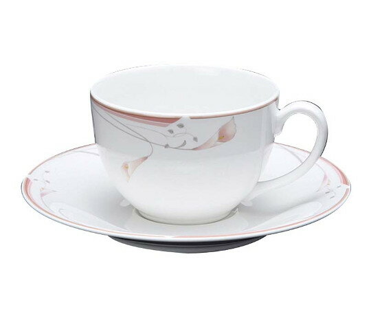 ★ポイント最大16倍★【全国配送可】-フラワーピンク　兼用ソーサー　OFM01-205 江部松商事 型番 7538670..