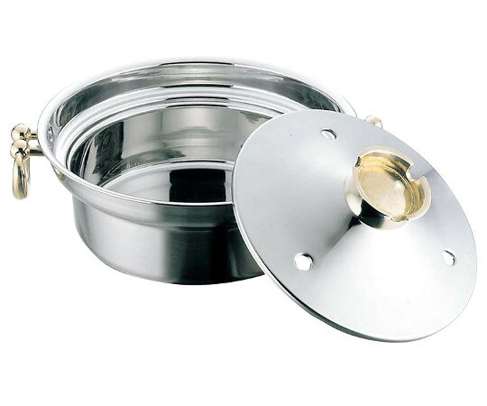 ★ポイント最大16倍★【全国配送可】-EBM　電磁用　しゃぶしゃぶ鍋　穴明　23cm 江部松商事 型番 4866300..