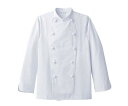 ★ポイント最大16倍★【全国配送可】-男女兼用コックコート(長袖)AS-7300 M チトセ(CHITOSE) 型番 1201020 JAN 49411701...