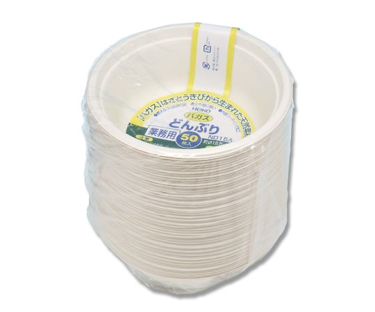 ★2/4-10 P最大27倍★【全国配送可】-紙皿　バガスペーパーウェア　業務用　どんぶり500ml　C500　ND15A　50枚 HEIKO 型番 004477055 　JAN 4547432652613 aso 64-0942-69 ●在庫品 納期約 6営業日-【医療・研究機器】