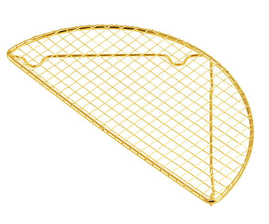 ★ポイント最大16倍★【全国配送可】-半月型とんかつ網　ゴールド　小 丸山ステンレス 型番 11510007 　J..