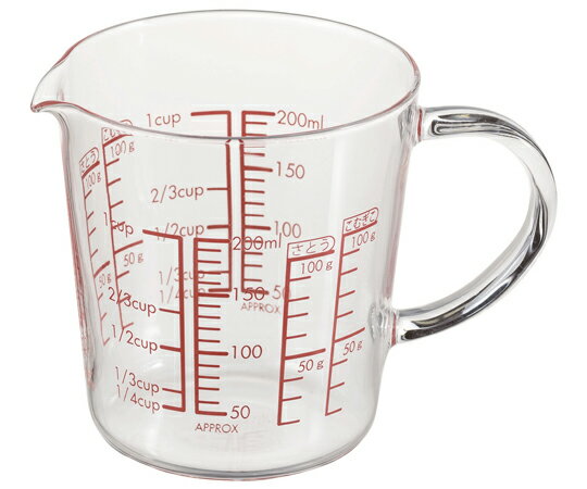 ★ポイント最大16倍★【全国配送可】-耐熱ガラス製メジャーカップワイド　200mL　36個セット HARIO 型番 ..
