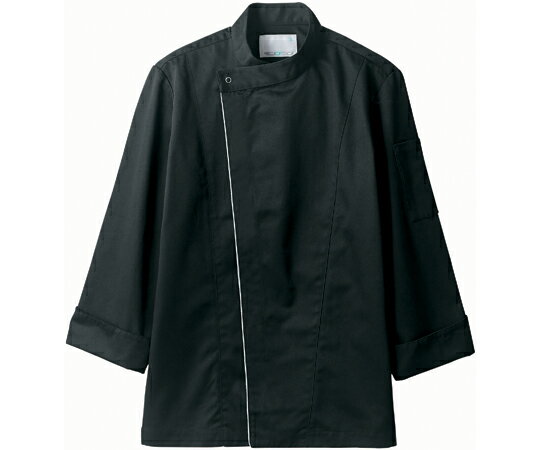 ★ポイント最大16倍★【全国配送可】-コックコート 兼用 長袖 黒/グレー SS 住商モンブラン 型番 6-1053 SS JAN 4560315495879...