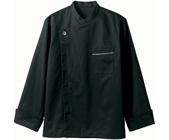 ★ポイント最大16倍★【全国配送可】-コックコート 兼用 長袖 黒/グレー LL 住商モンブラン 型番 6-943 LL JAN 4560315496029 ...