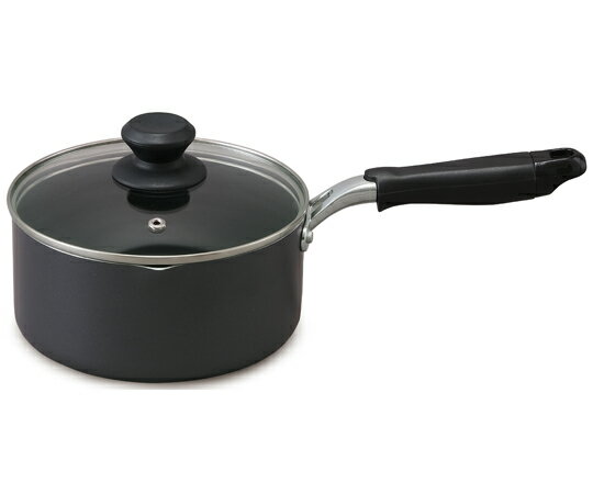 ★ポイント最大16倍★【全国配送可】-ダイヤモンドコート 片手なべ 18cm ブラック アイリスオーヤマ 型番 DIS-P18 JAN 49675765104...