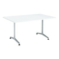 ★ポイント最大16倍★【全国配送可】- ジュート　スクエアコーナー塗装T字脚　W1200・D750　ホワイトコクヨ 品番 MT-JTT127S81MAW フラットシルバー／ホワイト atk 6240-4181　62404181 -【キスパ家具】