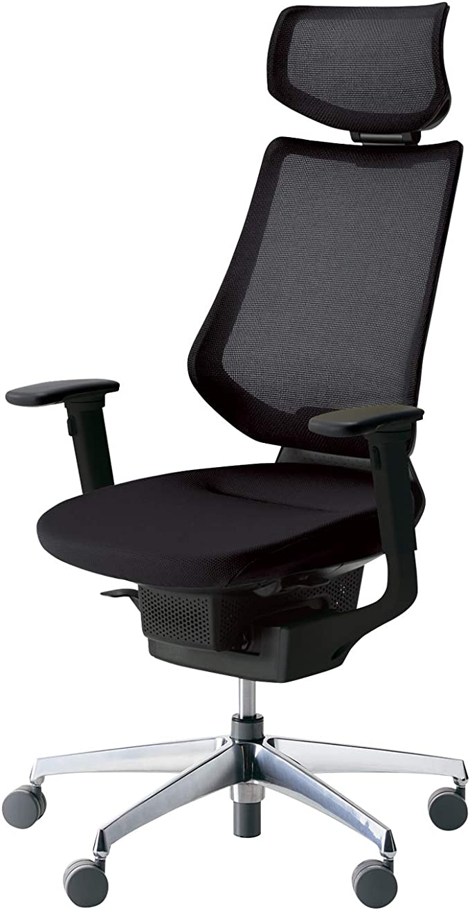 ★ポイント最大16倍★【全国配送可】- オフィスチェア イング メッシュコクヨ 品番 CR-GA3415E6G4B6-W ブラック／ブラック atk 6556-8125 65568125 -【キスパ家具】