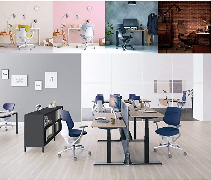 ★7/4-11 P最大27倍★【全国配送可】- オフィスチェア イング クッションコクヨ 品番 CR-GW3215E1G439-W ホワイトグレー/アッシュターコイズ atk 6556-8781 65568781 -【キスパ家具】