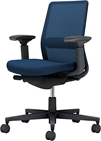 ★ポイント最大16倍★【送料無料】- オフィスチェア　モネット　可動肘つきコクヨ 品番 C03-B132U-BT7T7T71 ブラック／ネイビー atk 6658-2526　66582526 -【キスパ家具】