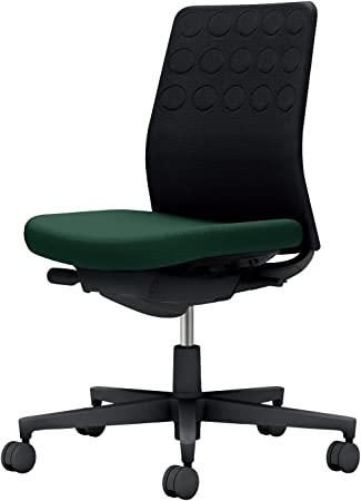 ★ポイント最大16倍★【送料無料】- オフィスチェア　モネットコクヨ 品番 C03-B200W-BQ6B6X1 ブラック／ディープグリーン atk 6658-3714　66583714 -【キスパ家具】