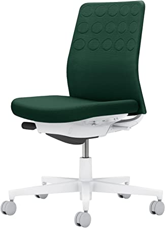 ★ポイント最大16倍★【送料無料】- オフィスチェア　モネットコクヨ 品番 C03-W200W-WQ6Q6X1 ホワイトグレー／ディープグリーン atk 6659-4444　66594444 -【キスパ家具】