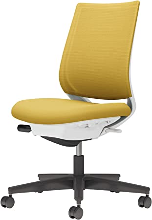 ★ポイント最大16倍★【送料無料】- チェア　ミトラ2　肘無コクヨ 品番 C04-B100MU-E11S1S1 ホワイトグレー／オリーブイエロー atk 6666-1597　66661597 -【キスパ家具】