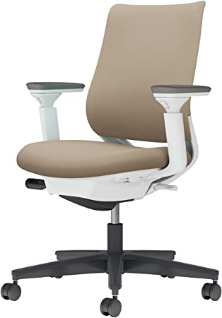 ★ポイント最大16倍★【送料無料】- チェア　ミトラ2　可動(dòng)肘コクヨ 品番 C04-B130CW-E1YKYK1 ホワイトグレー／ソフトベージュ atk 6666-3096　66663096 -【キスパ家具】
