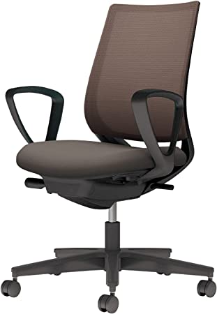 ★ポイント最大16倍★【送料無料】- チェア　ミトラ2　サークル肘コクヨ 品番 C04-B150MU-BKM6M61 ブラック／ダークグレージュ atk 6666-5083　66665083 -【キスパ家具】