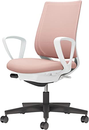 ★ポイント最大16倍★【送料無料】- チェア　ミトラ2　サークル肘コクヨ 品番 C04-B150MW-E19G9G1 ホワイトグレー／アッシュピンク atk 6666-5410　66665410 -【キスパ家具】