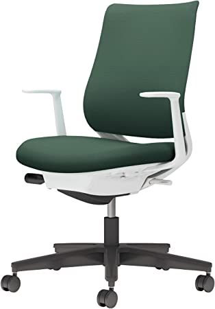 ★6/4-11 P最大27倍★【送料無料】- チェア　ミトラ2　L型肘コクヨ 品番 C04-B190CW-E1Q6Q61 ホワイトグレー／ディープグリーン atk 6666-6905　66666905 -【キスパ家具】