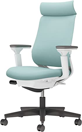 ★ポイント最大16倍★【送料無料】- チェア　ミトラ2　可動肘　ランバー付コクヨ 品番 C04-B332CW-E139391 ホワイトグレー／アッシュターコイズ atk 6667-1640　66671640 -【キスパ家具】