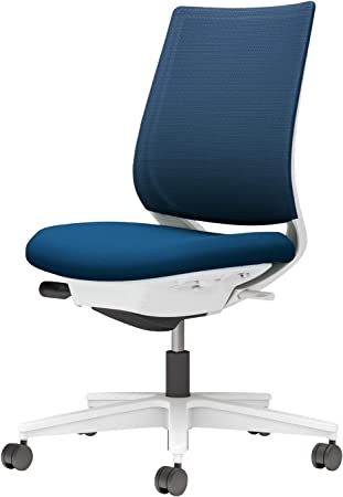 ★ポイント最大16倍★【送料無料】- チェア ミトラ2 肘無コクヨ 品番 C04-W100MW-E1T6T61 ホワイトグレー／プルシアンブルー atk 6667-6287 66676287 -【キスパ家具】