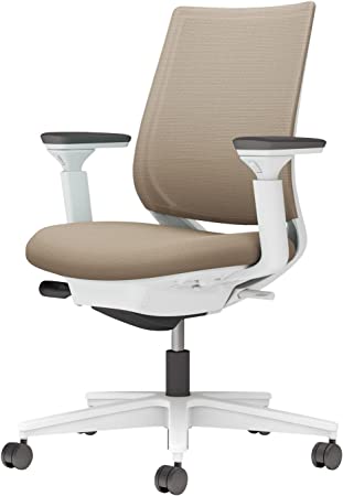 ★ポイント最大16倍★【送料無料】- チェア　ミトラ2　可動肘コクヨ 品番 C04-W130MW-E1YKYK1 ホワイトグレー／ソフトベージュ atk 6667-6775　66676775 -【キスパ家具】